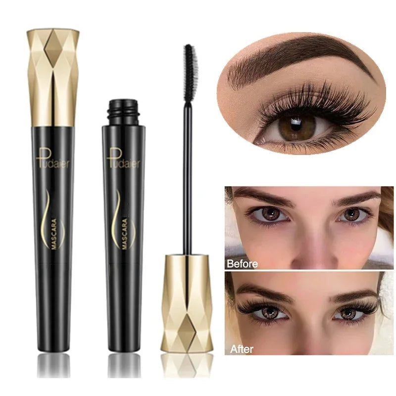 4d Silk Fiber Lash Mascara Curling Volume Eyelashes Waterproof Liquid 3D Fiber Lash Extension Mascara Cosmetic