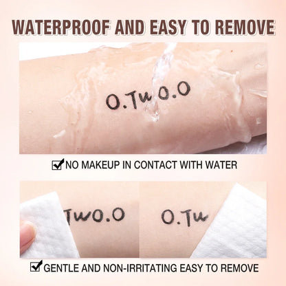 O.TWO.O Black Slim Line Eyeliner Pencil Easy To Draw Waterproof Eye Liner Pen Long Lasting Quick Dry Liquid Eyeliners