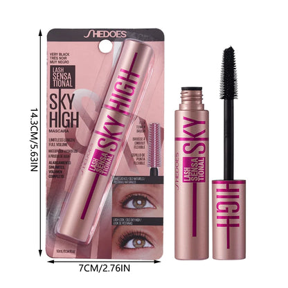 4D Mascara Lengthening Waterproof Thick Curling Lasting Eyelash Extension Black Mascara Natural Eyelash Enhance Cosmetics Makeup